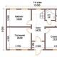 Layout of a one-story house: optimal options House projects 12 8