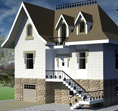 Progetti di case e cottage con una cantina